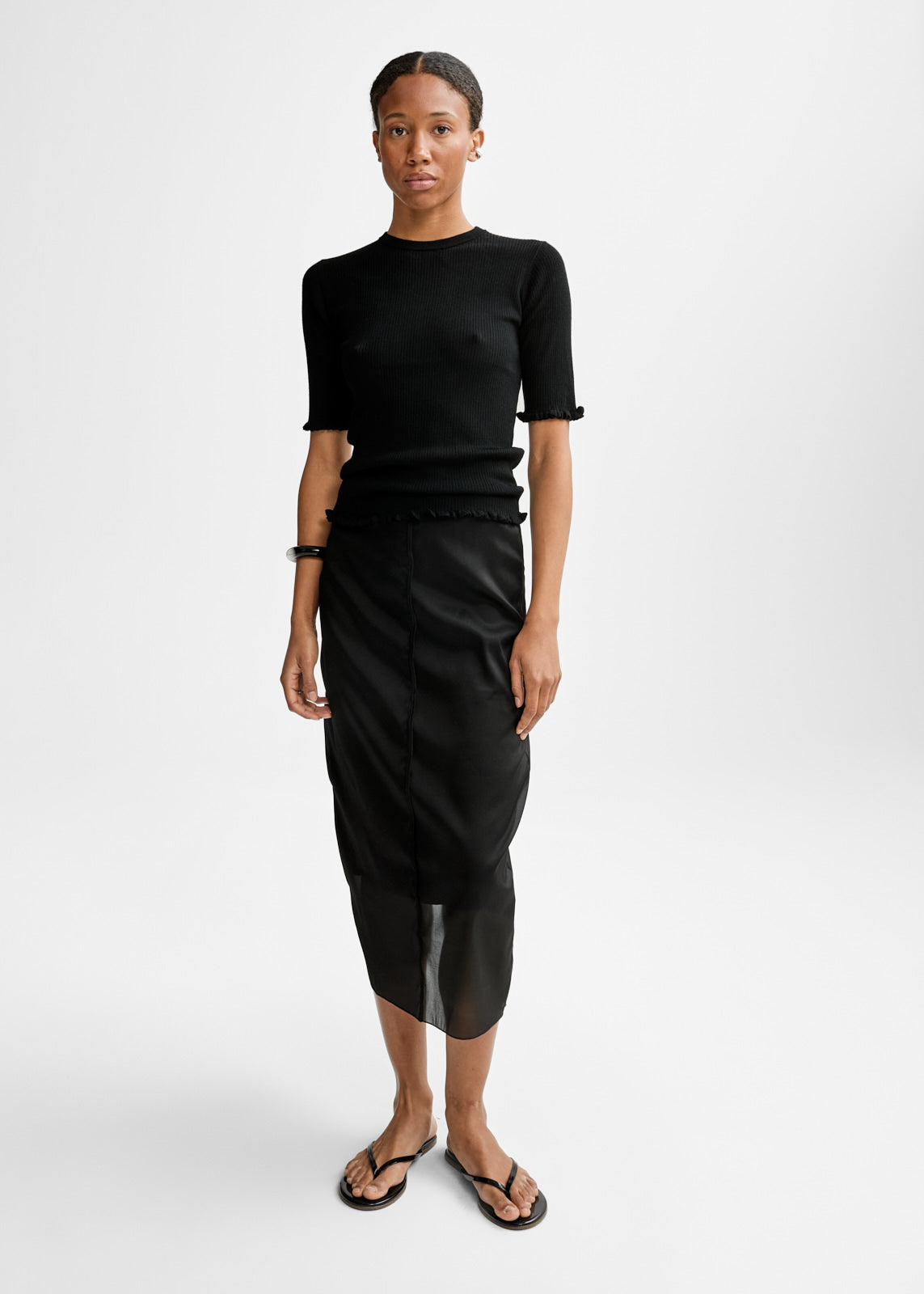 Milla Merino Knit Black T-skjorter